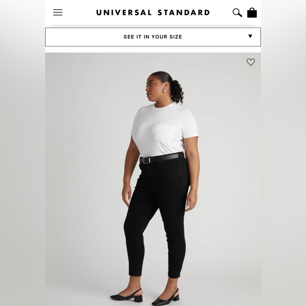 Universal Standard Women's Seine High Rise Jeans